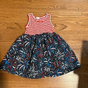 Tucker + Tate Striped / Firecracker Dress - Toddler Size 4